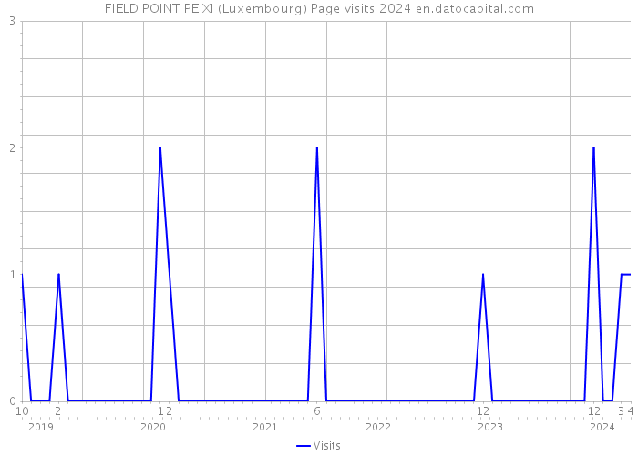 FIELD POINT PE XI (Luxembourg) Page visits 2024 