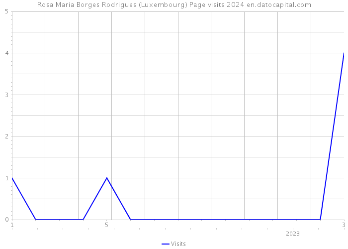 Rosa Maria Borges Rodrigues (Luxembourg) Page visits 2024 