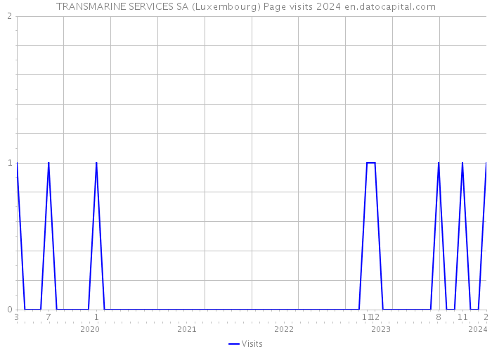 TRANSMARINE SERVICES SA (Luxembourg) Page visits 2024 