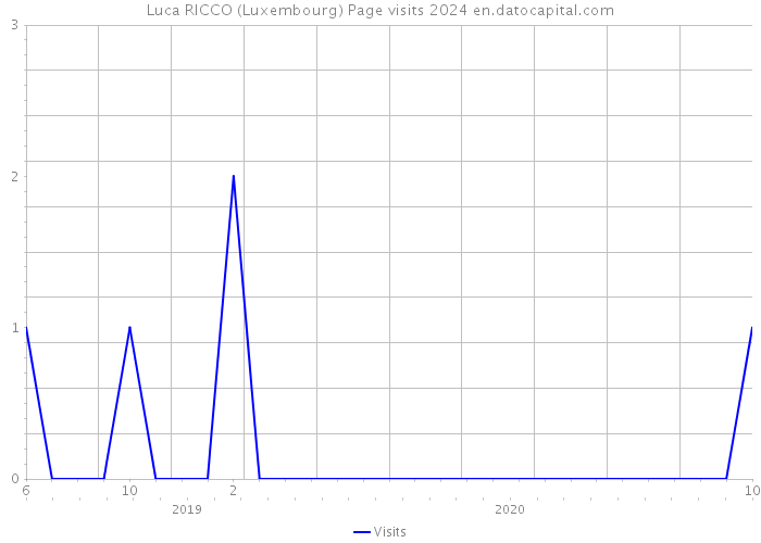 Luca RICCO (Luxembourg) Page visits 2024 