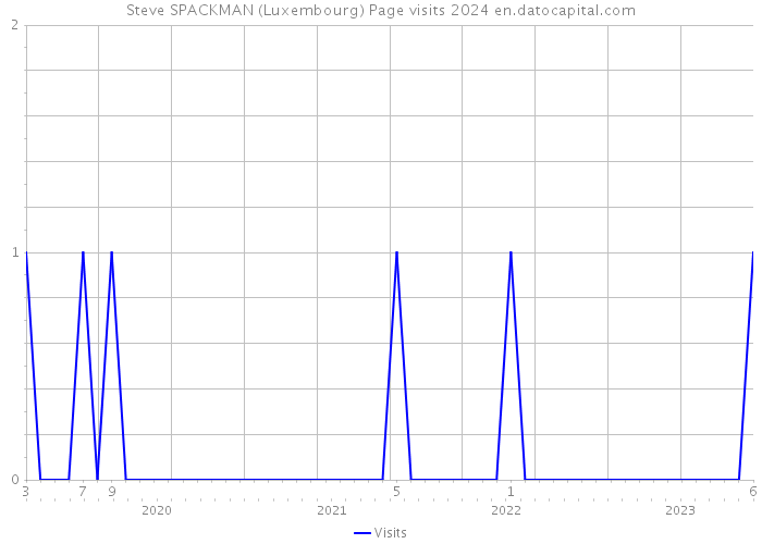 Steve SPACKMAN (Luxembourg) Page visits 2024 