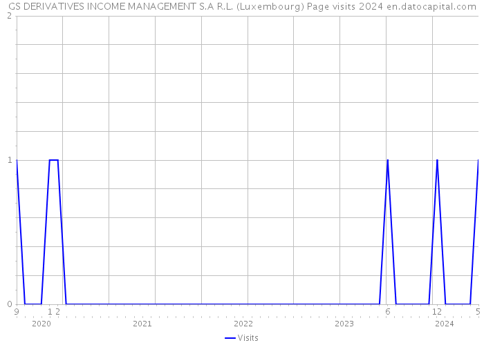 GS DERIVATIVES INCOME MANAGEMENT S.A R.L. (Luxembourg) Page visits 2024 