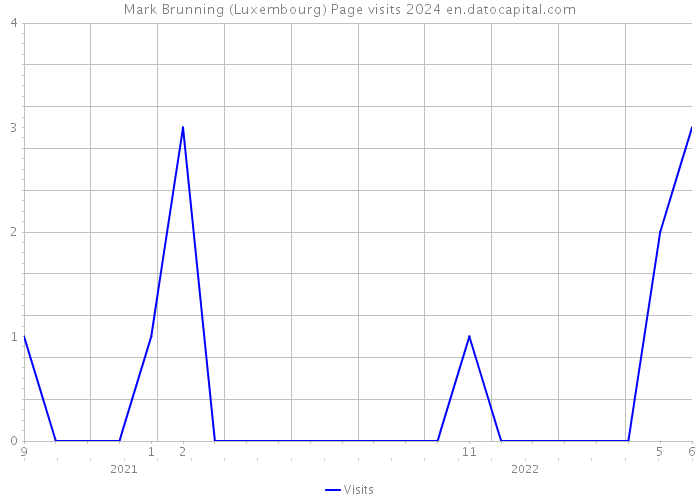 Mark Brunning (Luxembourg) Page visits 2024 
