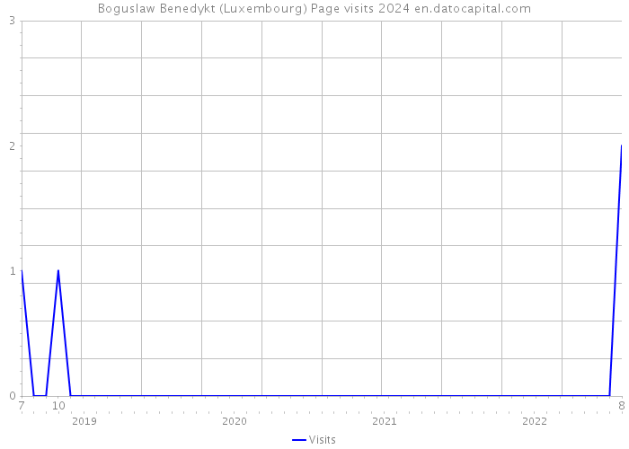 Boguslaw Benedykt (Luxembourg) Page visits 2024 