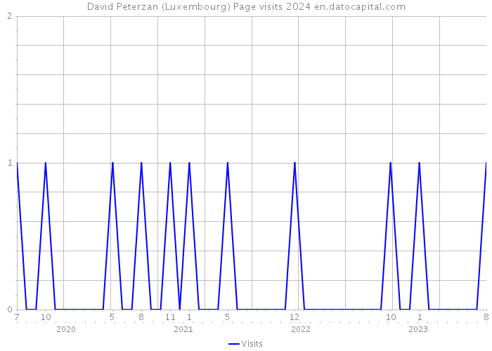 David Peterzan (Luxembourg) Page visits 2024 