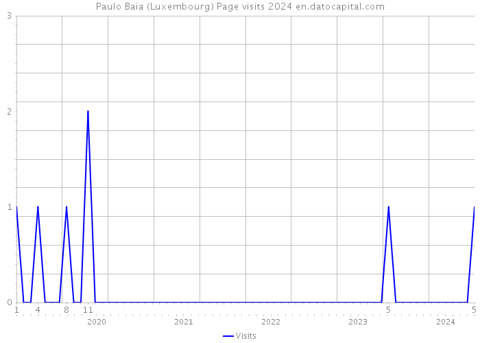 Paulo Baia (Luxembourg) Page visits 2024 