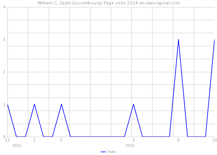 William C. Zadel (Luxembourg) Page visits 2024 