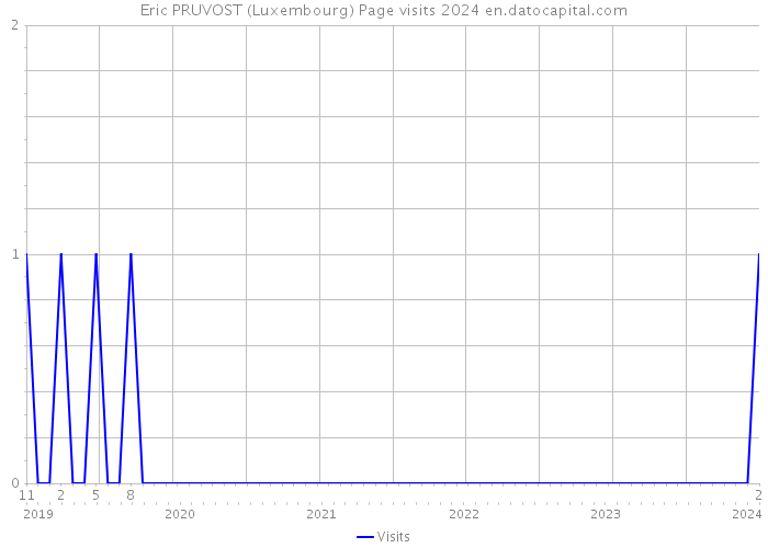 Eric PRUVOST (Luxembourg) Page visits 2024 