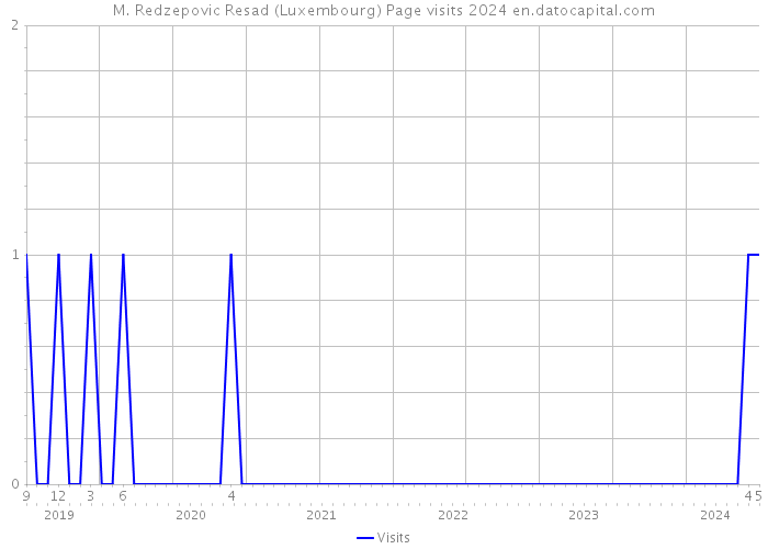 M. Redzepovic Resad (Luxembourg) Page visits 2024 