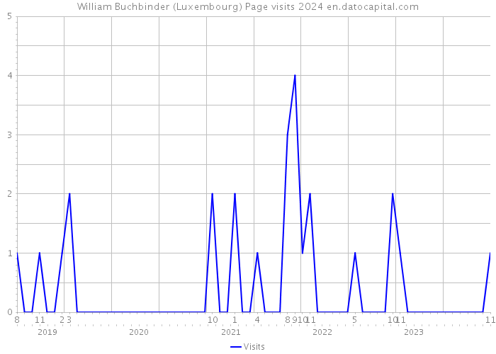 William Buchbinder (Luxembourg) Page visits 2024 