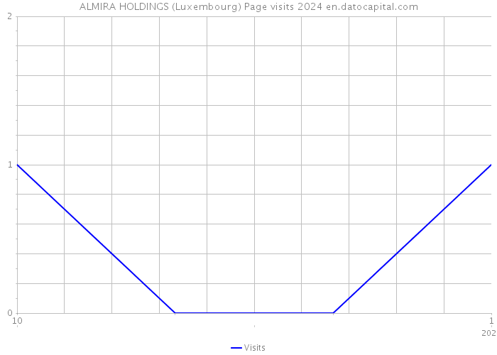 ALMIRA HOLDINGS (Luxembourg) Page visits 2024 