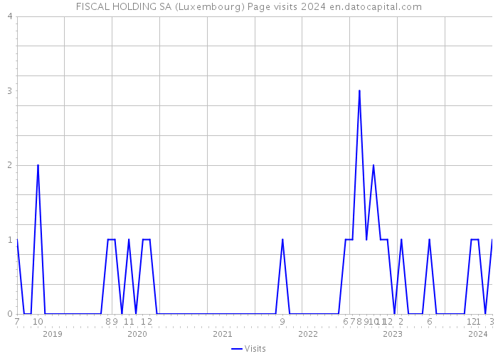 FISCAL HOLDING SA (Luxembourg) Page visits 2024 