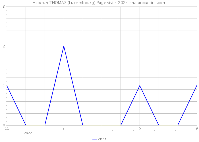 Heidrun THOMAS (Luxembourg) Page visits 2024 