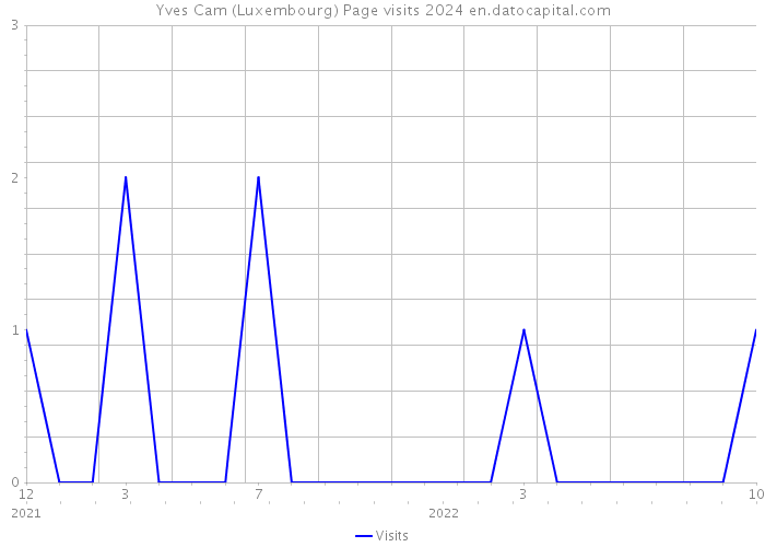 Yves Cam (Luxembourg) Page visits 2024 