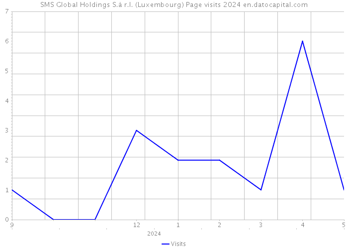 SMS Global Holdings S.à r.l. (Luxembourg) Page visits 2024 