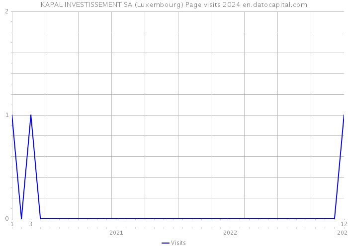 KAPAL INVESTISSEMENT SA (Luxembourg) Page visits 2024 
