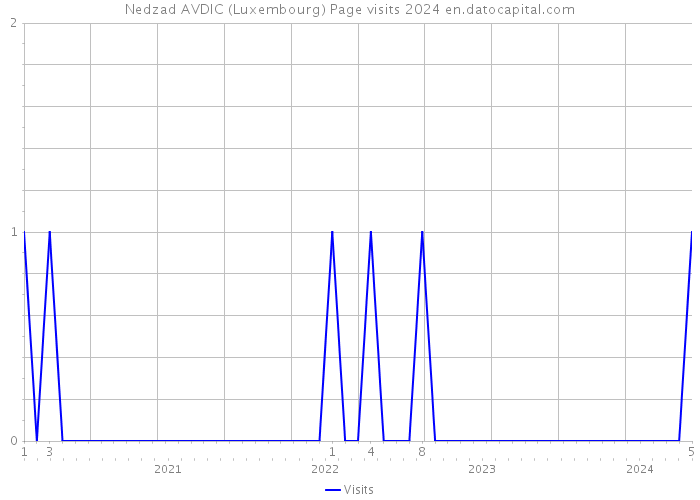 Nedzad AVDIC (Luxembourg) Page visits 2024 