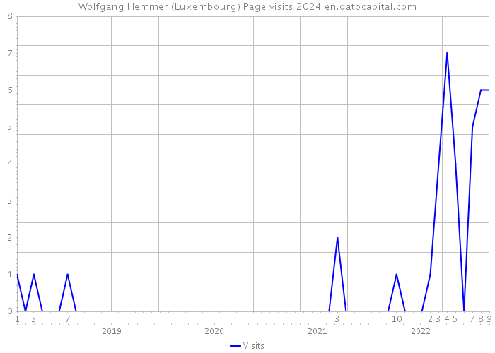 Wolfgang Hemmer (Luxembourg) Page visits 2024 