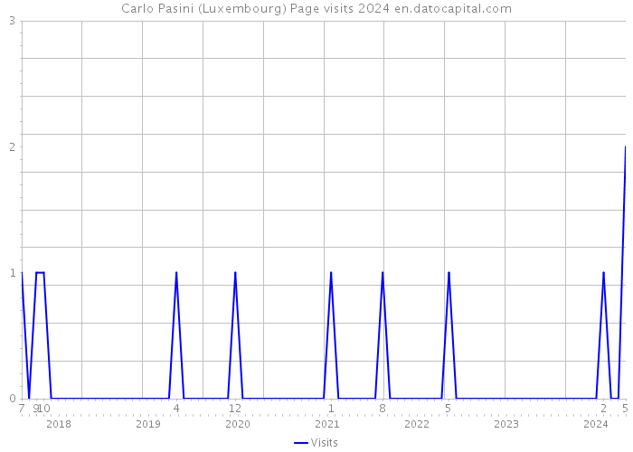 Carlo Pasini (Luxembourg) Page visits 2024 