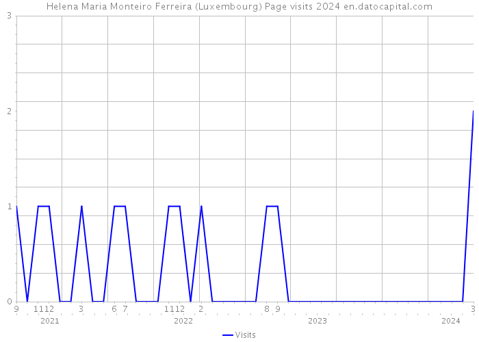 Helena Maria Monteiro Ferreira (Luxembourg) Page visits 2024 