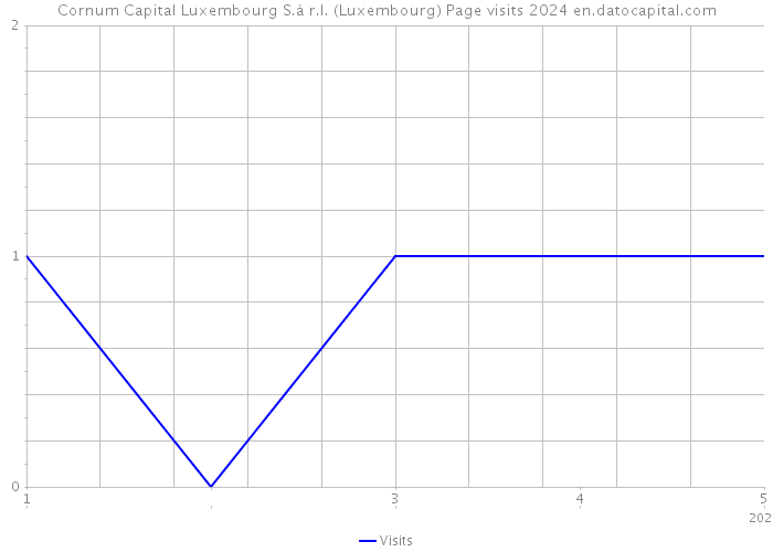 Cornum Capital Luxembourg S.à r.l. (Luxembourg) Page visits 2024 