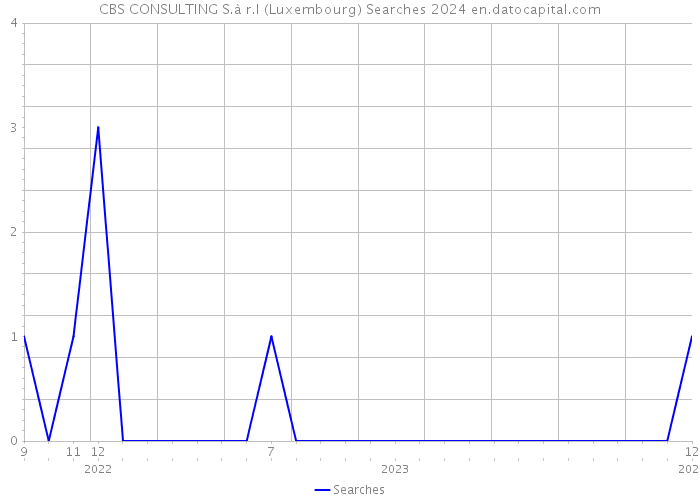 CBS CONSULTING S.à r.l (Luxembourg) Searches 2024 