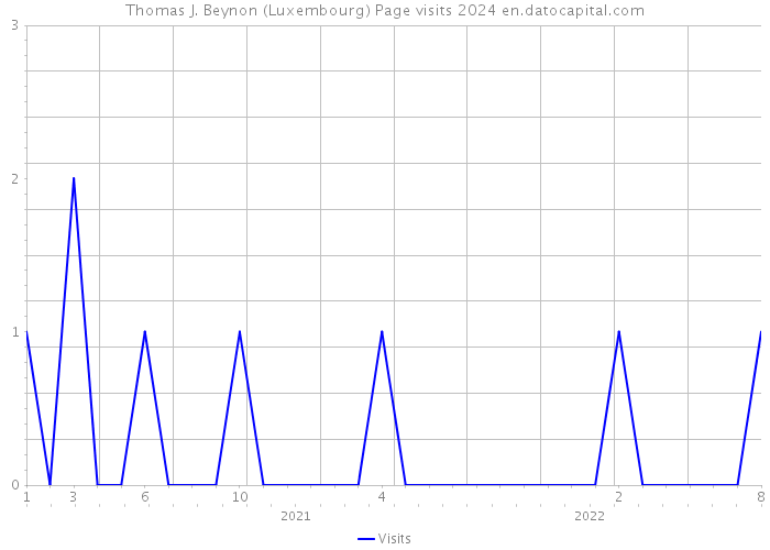 Thomas J. Beynon (Luxembourg) Page visits 2024 