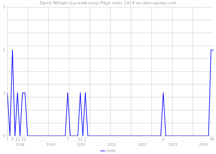 David William (Luxembourg) Page visits 2024 
