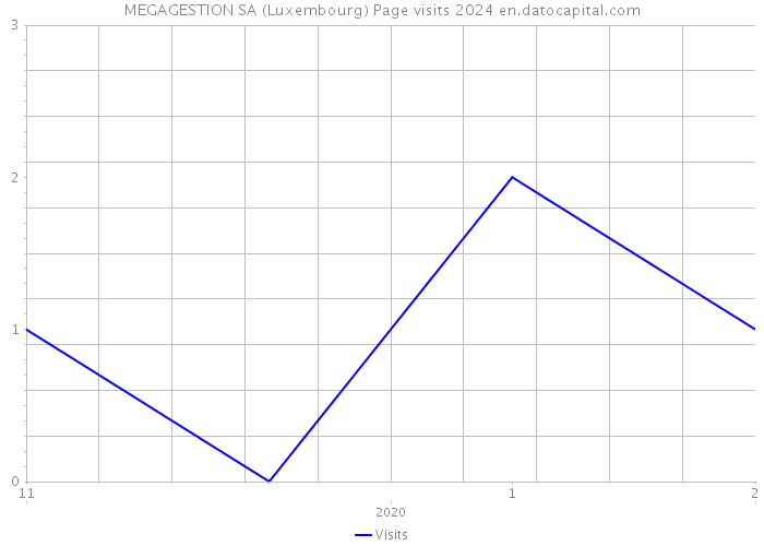 MEGAGESTION SA (Luxembourg) Page visits 2024 