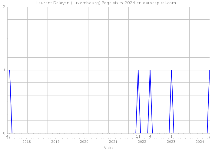 Laurent Delayen (Luxembourg) Page visits 2024 