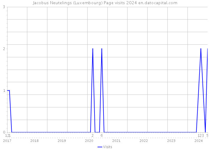 Jacobus Neutelings (Luxembourg) Page visits 2024 