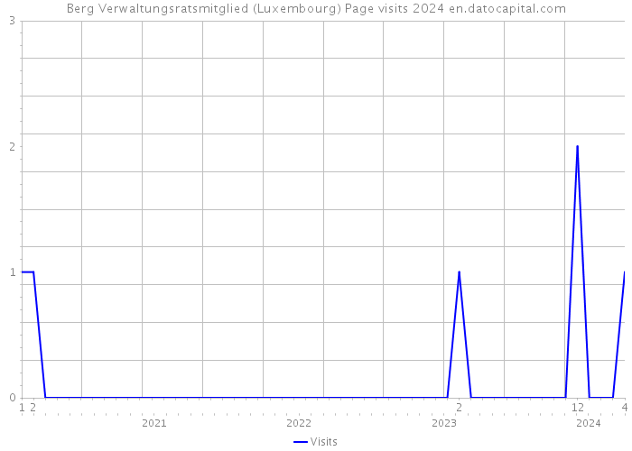 Berg Verwaltungsratsmitglied (Luxembourg) Page visits 2024 
