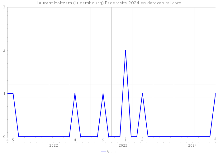 Laurent Holtzem (Luxembourg) Page visits 2024 