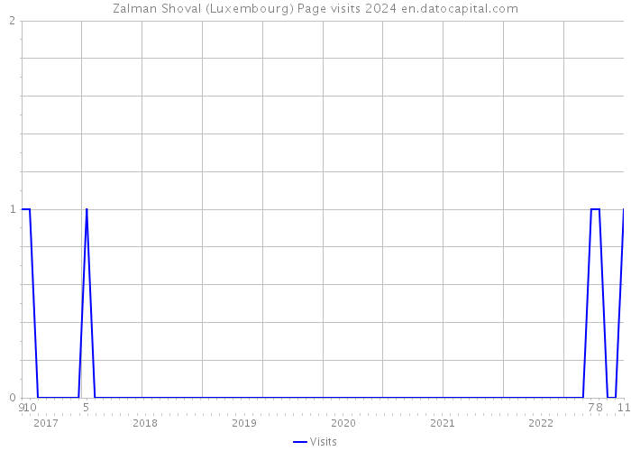 Zalman Shoval (Luxembourg) Page visits 2024 