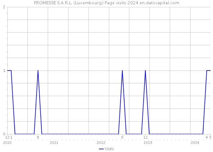 PROMESSE S.A R.L. (Luxembourg) Page visits 2024 