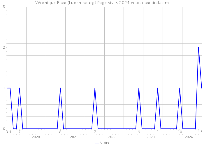 Véronique Boca (Luxembourg) Page visits 2024 