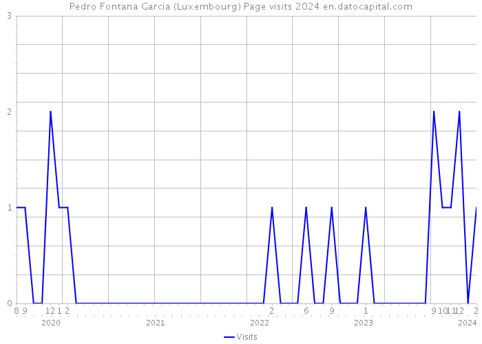 Pedro Fontana Garcia (Luxembourg) Page visits 2024 