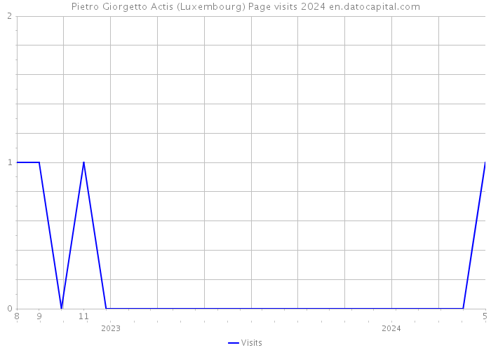 Pietro Giorgetto Actis (Luxembourg) Page visits 2024 