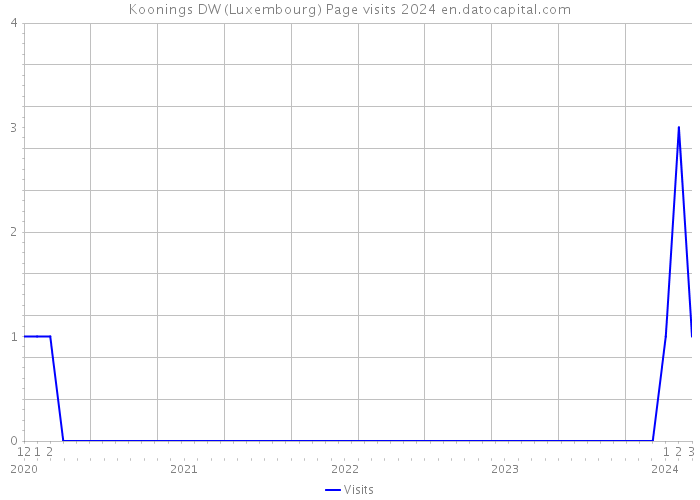 Koonings DW (Luxembourg) Page visits 2024 