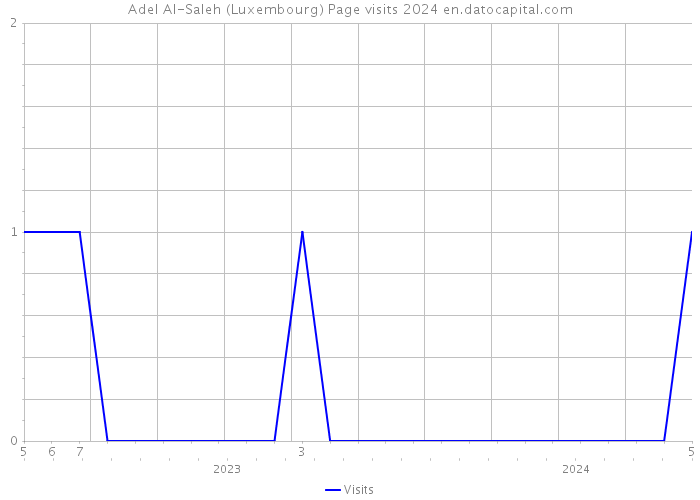 Adel Al-Saleh (Luxembourg) Page visits 2024 