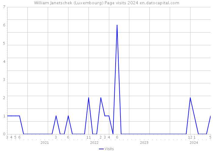 William Janetschek (Luxembourg) Page visits 2024 