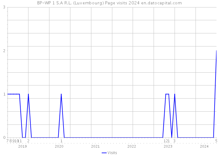 BP-WP 1 S.A R.L. (Luxembourg) Page visits 2024 