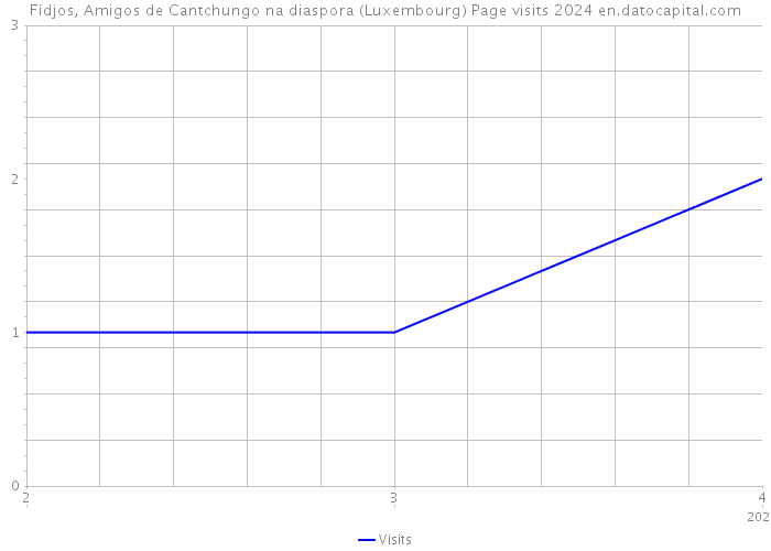 Fidjos, Amigos de Cantchungo na diaspora (Luxembourg) Page visits 2024 