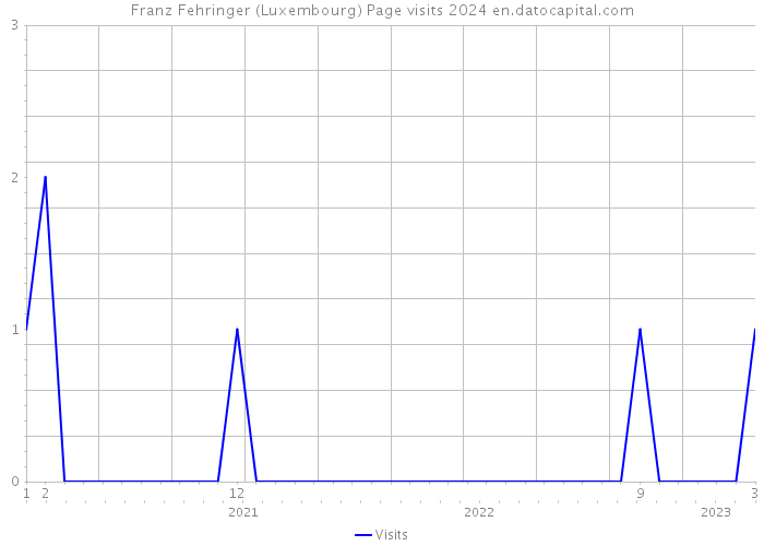 Franz Fehringer (Luxembourg) Page visits 2024 