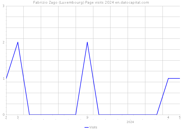 Fabrizio Zago (Luxembourg) Page visits 2024 