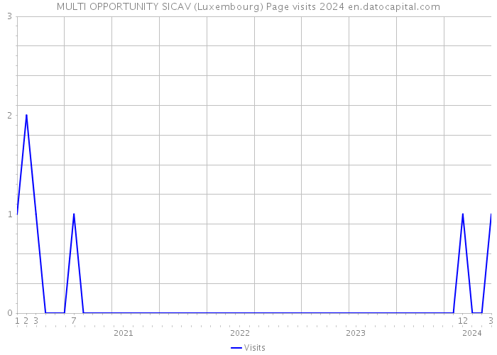 MULTI OPPORTUNITY SICAV (Luxembourg) Page visits 2024 