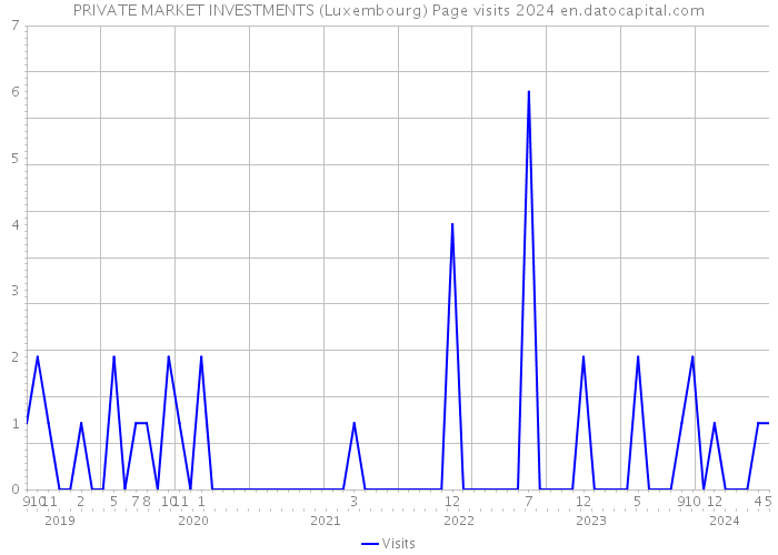 PRIVATE MARKET INVESTMENTS (Luxembourg) Page visits 2024 