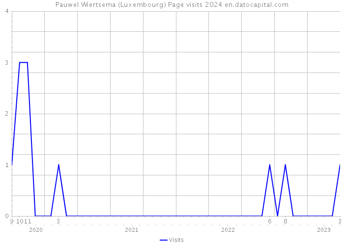 Pauwel Wiertsema (Luxembourg) Page visits 2024 