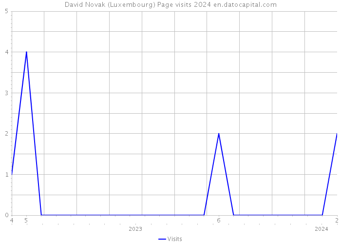 David Novak (Luxembourg) Page visits 2024 