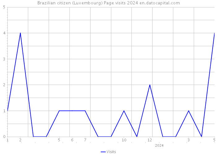 Brazilian citizen (Luxembourg) Page visits 2024 
